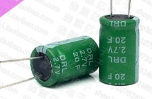 Supercondensador de Taiwán, 2,7 V, 20F, 2,7 V, 16x27mm 2024 - compra barato