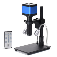 Hayear-câmera de microscópio com 16mp, hdmi, vídeo digital, usb, industrial, 150x, c-mount, lente, suporte para solda em pcb, diy 2024 - compre barato