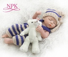 NPK 48CM bebe doll reborn premie baby very soft full body silicone baby girl anatomically correct 2024 - buy cheap