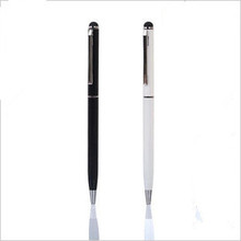 1 шт./лот 2 в 1 стилус для сенсорного экрана набор металлических ручек двух цветов на выбор/емкостная ручка-стилус для IPhone Samsung мобильный телефон стилус 2024 - купить недорого