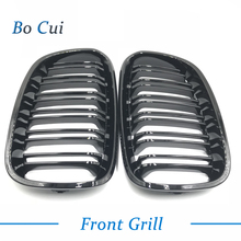 One Pair Front Gloss Black Racing Grilles For BMW 1 Series pre-LCI F20 2011-2014 116i 118i 2024 - buy cheap