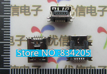 free shipping 100pcs/lot 1394-01 5P USB female SMD miniUSB socket connector 2024 - buy cheap