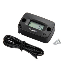Resettable Digital LCD Inductive Hour Meter Used For Any Gasoline Engine RL-HM018 Free Shipping 2024 - buy cheap