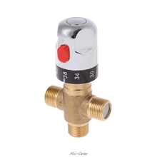 Brass Luxury Thermostatic Mixing Valve Temperature Control Valve for solar water heater valve parts Thermostatic Mixers 2024 - buy cheap