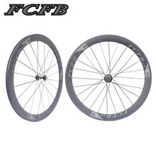 2017 FCFB 700C Racing Bicycle Carbon Wheels FASTACE RA209 Hubs 23 50mm depth Clincher UD matt Road Bike Carbon Bicycle Wheelset 2024 - buy cheap