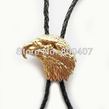 Retail Real Gold Plating Eagle Head Bolo Tie BoloTie BOLOTIE-WT136GD Brand New In Stock Free Shipping 2024 - buy cheap