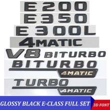 3D E CLASS W212 W213 Emblem E200 E300 E320 E350 4MATIC Letter Auto Car Sticker Badge Logo Emblema For Mersedes Mercedes Benz AMG 2024 - buy cheap