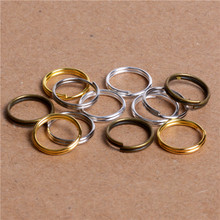 200 4/5/6/8/10mm metal diy jóias achados loops abertos anéis de salto e anel dividido para fabricação de jóias 2024 - compre barato