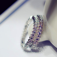 Роскошное Кристальное белое кольцо с циркониевым камнем, милое женское серебряное кольцо в стиле бохо, обручальные кольца для женщин 2024 - купить недорого