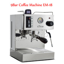9Bar EM-18 Household Coffee Machine Italian Semi-Automatic Coffee Machine Stainless steel Espresso Coffee Maker Milk Frother 2024 - buy cheap