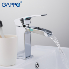 GAPPO-grifo de fregadero para baño, mezclador de agua de cascada, mezclador de latón, grifos de agua del fregadero 2024 - compra barato
