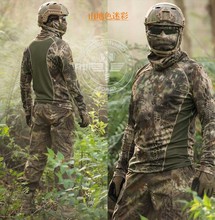 New autumn spring kryptek nomad camo men's long sleeve airsoft t-shirts 2024 - buy cheap