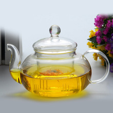 Practical Resistant Bottle Cup Glass Teapot with Infuser Tea Leaf Herbal Coffee Home Office 350ML Drop Shipping 2024 - buy cheap