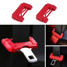 Universal Car Safety Belt Buckle Covers Padding Anti Scratch Silicon Seat Padding Interior Accessories Belt Buckle Protector 2024 - buy cheap