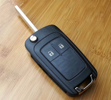 5 PCS/lot For Chevrolet Cruze Malibu Replacement Flip Folding Remote Key Shell Case 2 Button Fob Key Cover 2024 - buy cheap