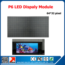 TEEHO P6 Indoor SMD RGB Full Color Led Display Module 1/16scan 384*192mm 64*32 pixel P6 LED Module 2024 - buy cheap