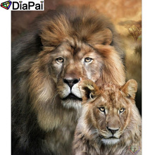 DIAPAI 100% Full Square/Round Drill 5D DIY Diamond Painting "Animal lion" Diamond Embroidery Cross Stitch 3D Decor A20326 2024 - buy cheap