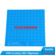 Funssor 2pcs* 500X500MM build plate tape  with 3M 300LSE sticker for Creality CR 5 blue print bed tape Heating Bed Sticker 2024 - buy cheap