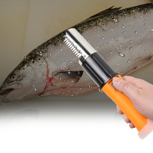Cepillo eléctrico para pescado, raspador de piel de pescado impermeable, rallador de eliminación rápida, cuchillo de pescado, peladora raspador de, herramienta de cocina 2024 - compra barato