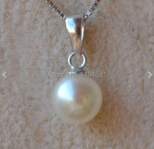 Wholesale Pearl Jewelry - 18 Inches Sterling Silvers Chain , 6.5-7mm Round Shape White Genuine Freshwater Pearl Necklace. 2024 - buy cheap