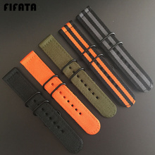 FIFATA Nylon Canvas Strap Smart Watch Band For Huami Amazfit Bip/Pace/Stratos For Samsung For Garmin For Huawei GT 18/20/22/24mm 2024 - buy cheap