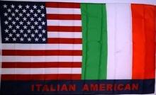 США и Италия дружба итальянский американский флаг 3ft x 5ft полиэстер баннер Летающий 150*90 см пользовательский флаг на открытом воздухе 2024 - купить недорого