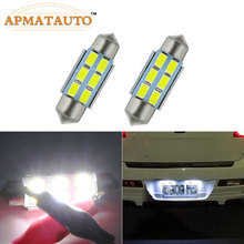 Bombillas LED Canbus sin Error, luz de placa de matrícula C5W, 2x36mm, color blanco, para Volvo C30, C70, S40, S60, S80,XC60,XC90, V50, V70 2024 - compra barato