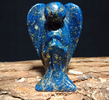 Natural Lapis Lazuli Carved Angel Carving Crystal Healing 2024 - buy cheap