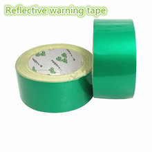 1 Roll of Green Reflective Warning Tape Luminous Fluor Zebra Logo Traffic Safety Alert Line Waterproof Wear-resistant Tape 23M 2024 - buy cheap