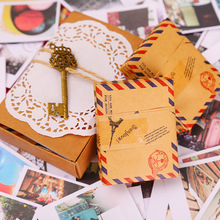 Мини-открытка LOMO, 60 карт, 60 конвертов, 60 наклеек в одном наборе, открытка, крафт-конверт, праздничный подарок 2024 - купить недорого
