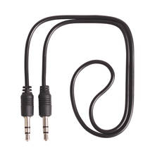 50cm 0.5m short AUX cable 3.5 mm pin to 3.5 mm pin Male to Male stero AV audio cable Headphone Jack Black color 500pcs 2024 - buy cheap