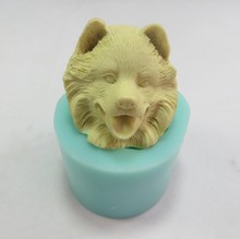 DW0005-Molde de silicona para cabeza de perro, molde de silicona para, 3D, hecho a mano, grado alimenticio, para, PRZY, Envío Gratis 2024 - compra barato