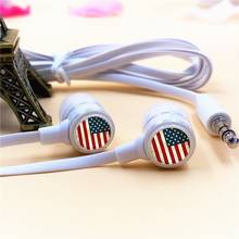 USA United States of America National Flag In-ear Earphones 3.5mm Stereo Earbuds Phone Music Game Headset for Iphone Samsung MP3 2024 - buy cheap