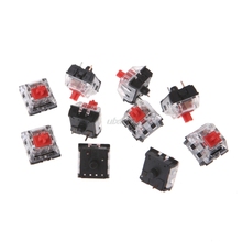 10 peças teclas de 3 pinos interruptor vermelho interruptor de teclado mecânico para ceremx interruptor substituição de teclado pcb kit de teste de amostrador 2024 - compre barato