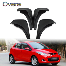 OVERE Car Front Rear Mudguards For MaOVEREa 2/Demio GE Hatchback 2008 2009 2010 2011 2012 2013 Accessories Mudflaps Car-styling 2024 - buy cheap