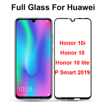 Honor 10i стеклянная защита для экрана из закаленного стекла Huawei Honor 10i HRY-LX1T Honor 10 Lite Huawei P Smart 2019 Полное стекло 2024 - купить недорого