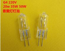 5pcs/lot Halogen g4 220v 20w 35w 50w crystal Light Machine work lamp 2024 - buy cheap