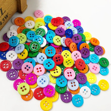 100pc 11mm 4 Holes Sewing Button DIY Crafts Plastic Button Mix Color PT181 2024 - buy cheap