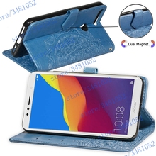 Flip Case for Honor7A DUA L22 LX2 / 7C Pro 6A 6X Honor 9Lite P Smart Leather Case For Huawei P20 P10 Mate 10 P8Lite 2017 Y5 2018 2024 - buy cheap