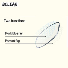 1.56 1.61 1.67 Index New Function Aspherical Anti Fog Myopia Lenses Anti Blue Ray Single Vision Lens Block Blue Eye Protection 2024 - buy cheap