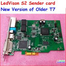 full color led display sender card max support  2048*1365 pixel, ledvison syc sender card s2, replace older t7 colorlight it7 2024 - buy cheap