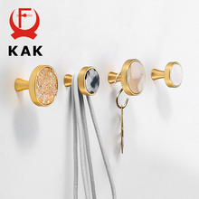 KAK Decoration Wall Hooks for Hanging Hat Bag Hanging Hook Gold Cabinet Door Knobs and Handles Dresser Knobs Pulls Wall Hardware 2024 - buy cheap