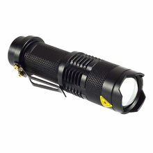 Самообороны Q5 светодиодный тактический фонарь 2000LM фанерный фонарь фонарик 3 режима Масштабируемые Linterna фонарик светодиодный фонарик для дайвинга SK68 2024 - купить недорого