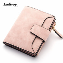 2019 Leather Women Wallet Hasp Small and Slim Coin Pocket Purse Women Wallets Cards Holders Luxury Brand Wallets Designer Purse 2024 - buy cheap