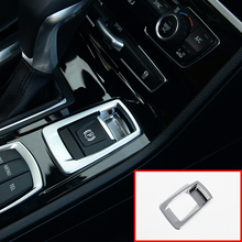 Для BMW 218i Gran Tourer F46 автомобильные аксессуары ABS Хромированная Электронная Кнопка Ручного Тормоза накладка 1 шт 2015-2017 2024 - купить недорого