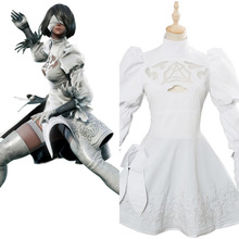 2B Cosplay Costume Adult Women 6 2B Girls Dress Uniform Halloween Carnival Costumes 2024 - buy cheap