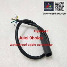 2x Ebike Julei 9holes Motor felmale Waterproof Extend Cable Connector ebike 33cm ebike motor extend cable 2024 - buy cheap