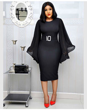 2019 new elegent fashion style african women summer and autumn plus size dress 2024 - buy cheap