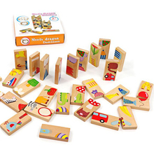 Wooden dominoes game for kids 2024 - compre barato