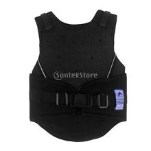 Kids Children Shock Absorption Adjustable Equestrian Horse Riding Vest Protective Waistcoat Body Protector S M L 2024 - buy cheap